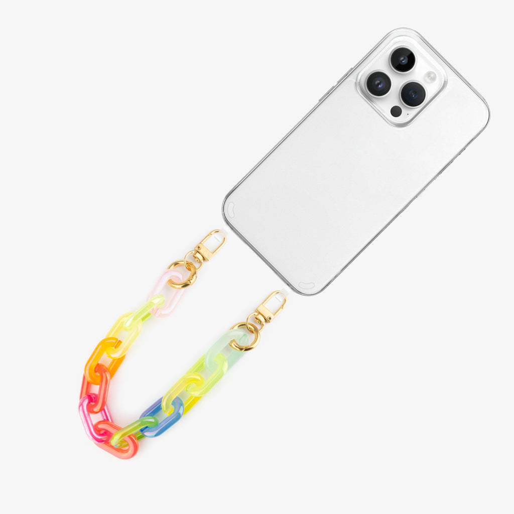 Handyketten kurz – Regenbogen 1 Handykette Damen ELISA Germany