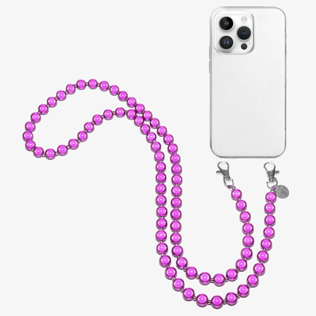 Magic Perlen Handykette – Mystic Violett Handykette Damen ELISA Germany