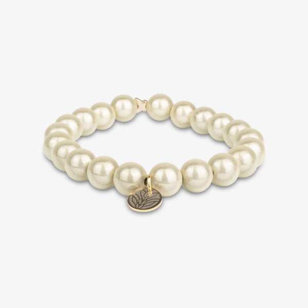 Magic Perlenarmband - Champagner (Gold)
