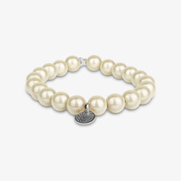 Magic Perlenarmband - Champagner (Silber)