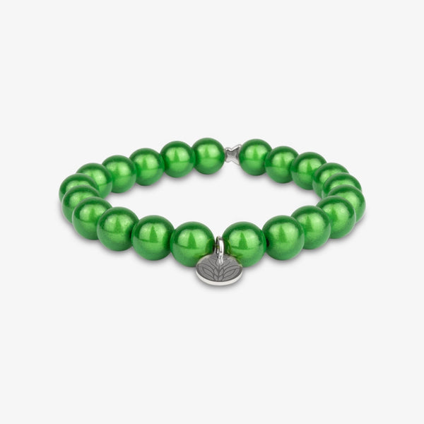 Magic Perlenarmband - Classic Green (Silber)