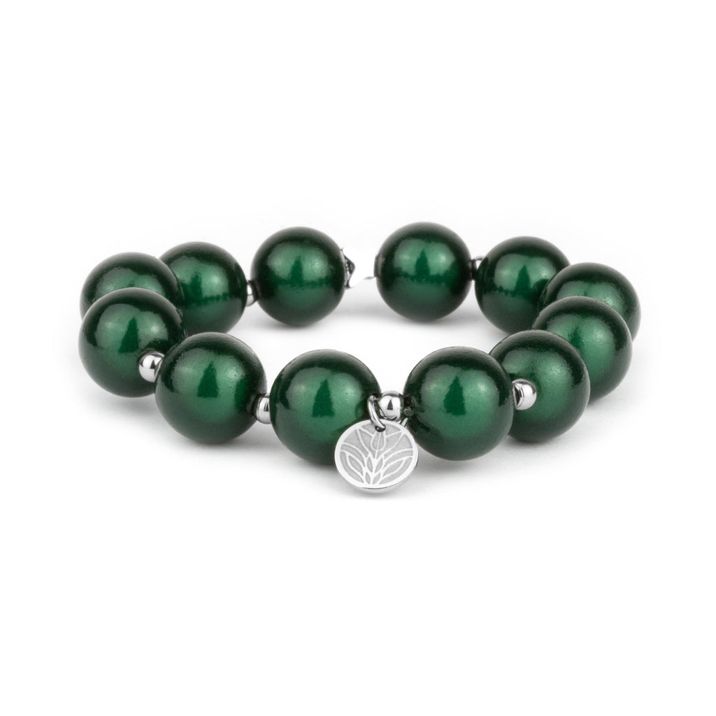 Magic Perlenarmband – Forest Green Handykette Damen ELISA Germany 14mm
