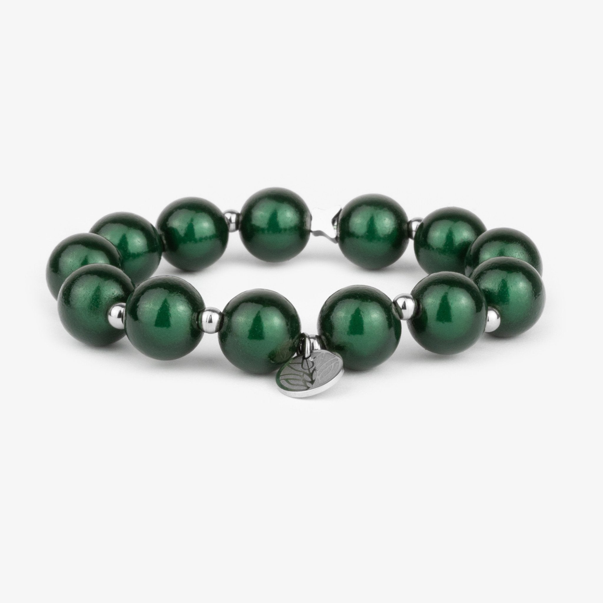 Magic Perlenarmband – Forest Green Handykette Damen ELISA Germany 12mm
