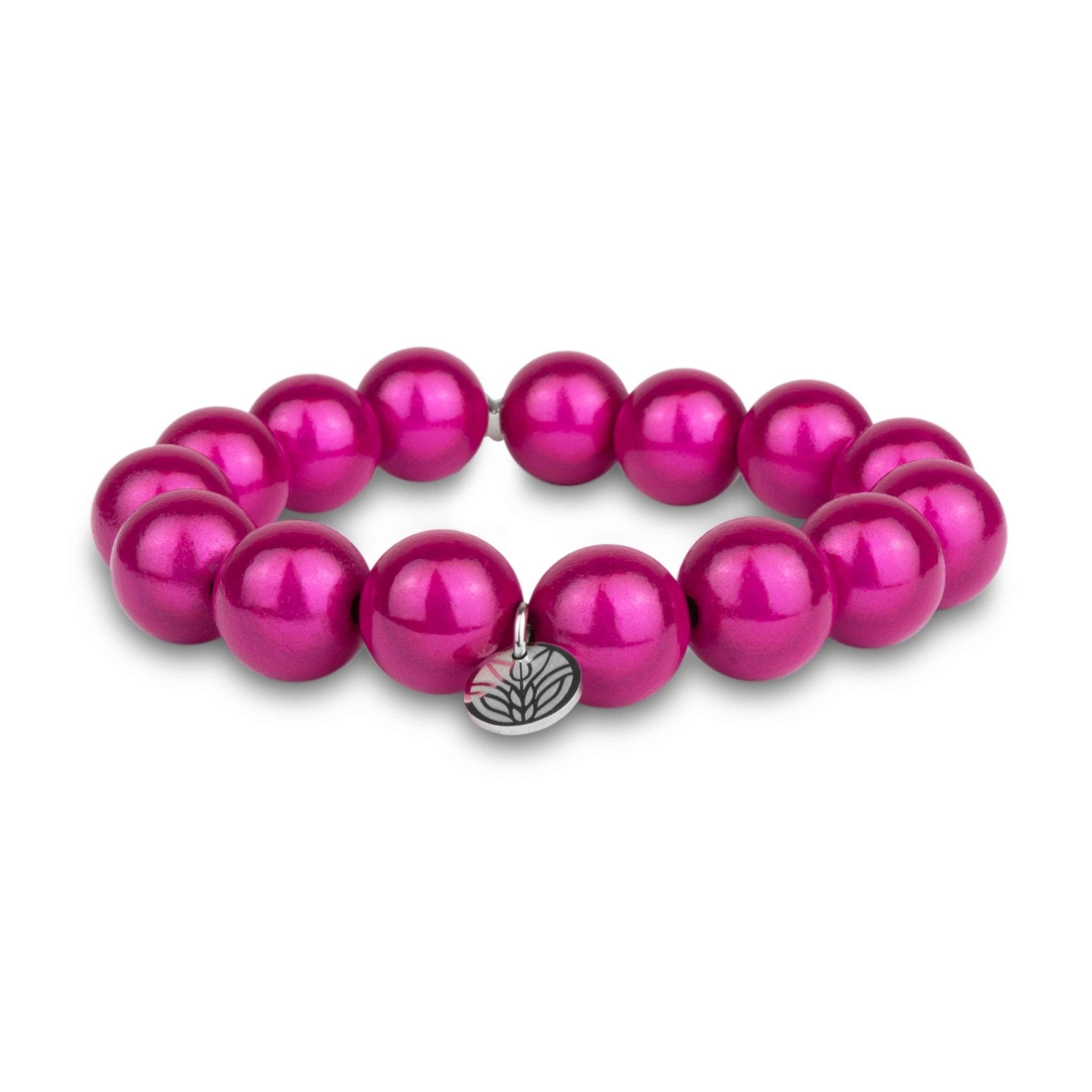 Magic Perlenarmband – Magenta Handykette Damen ELISA Germany 14mm