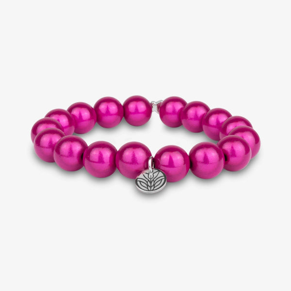 Magic Perlenarmband – Magenta