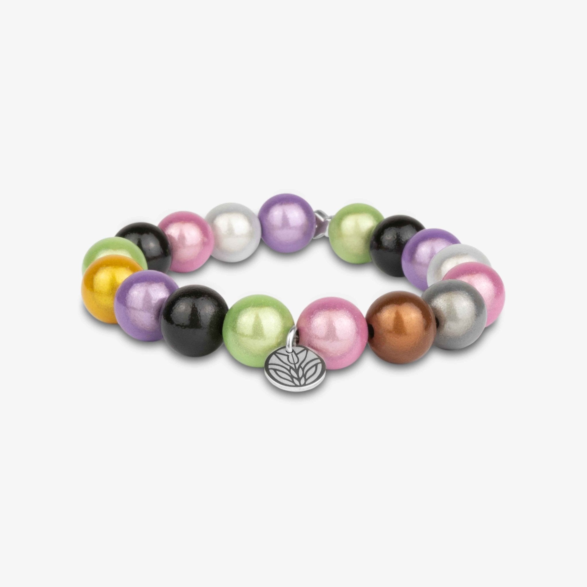 Magic Perlenarmband - Nature Mix Handykette Damen ELISA Germany 12mm