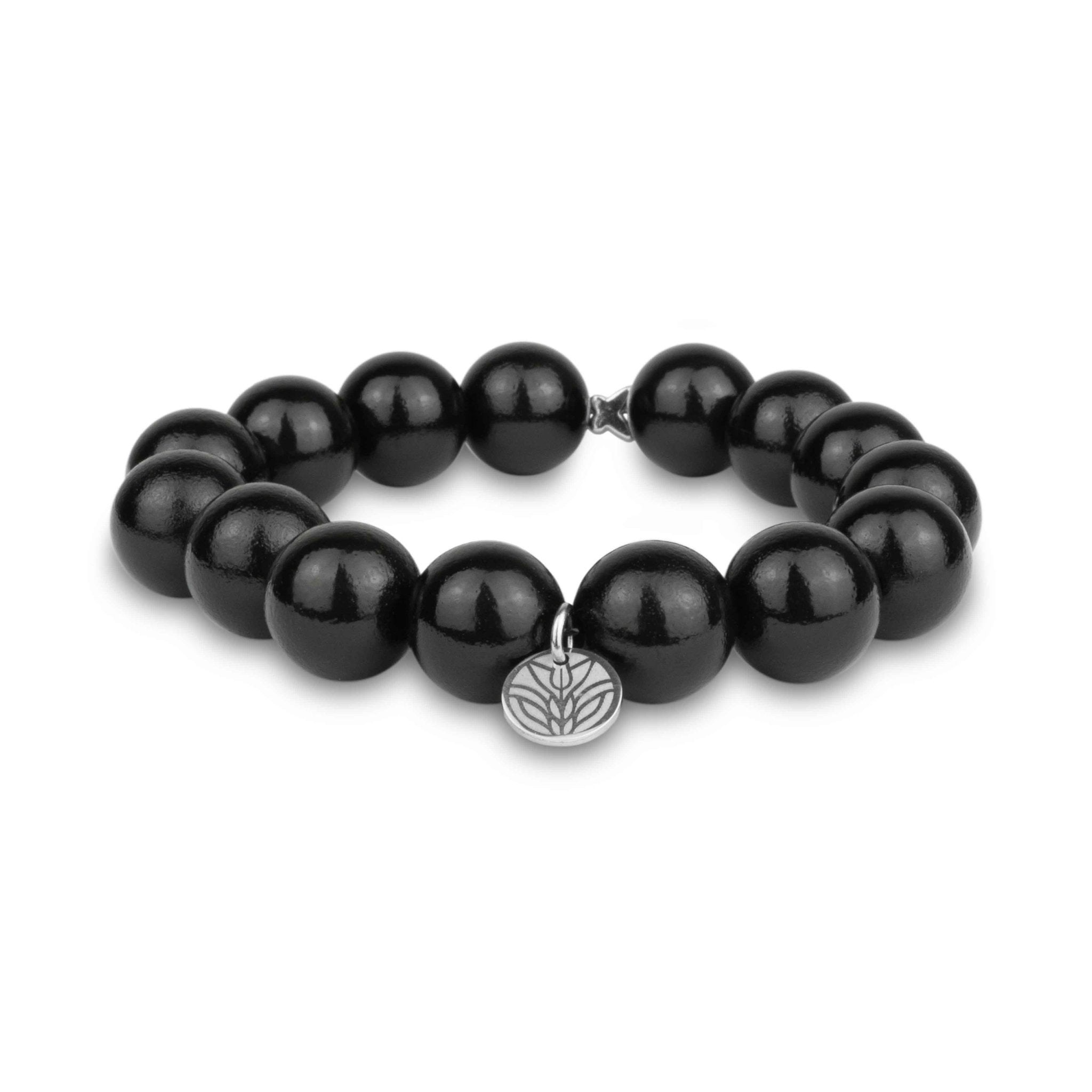 Magic Perlenarmband - Obsidian Handykette Damen ELISA Germany 14mm