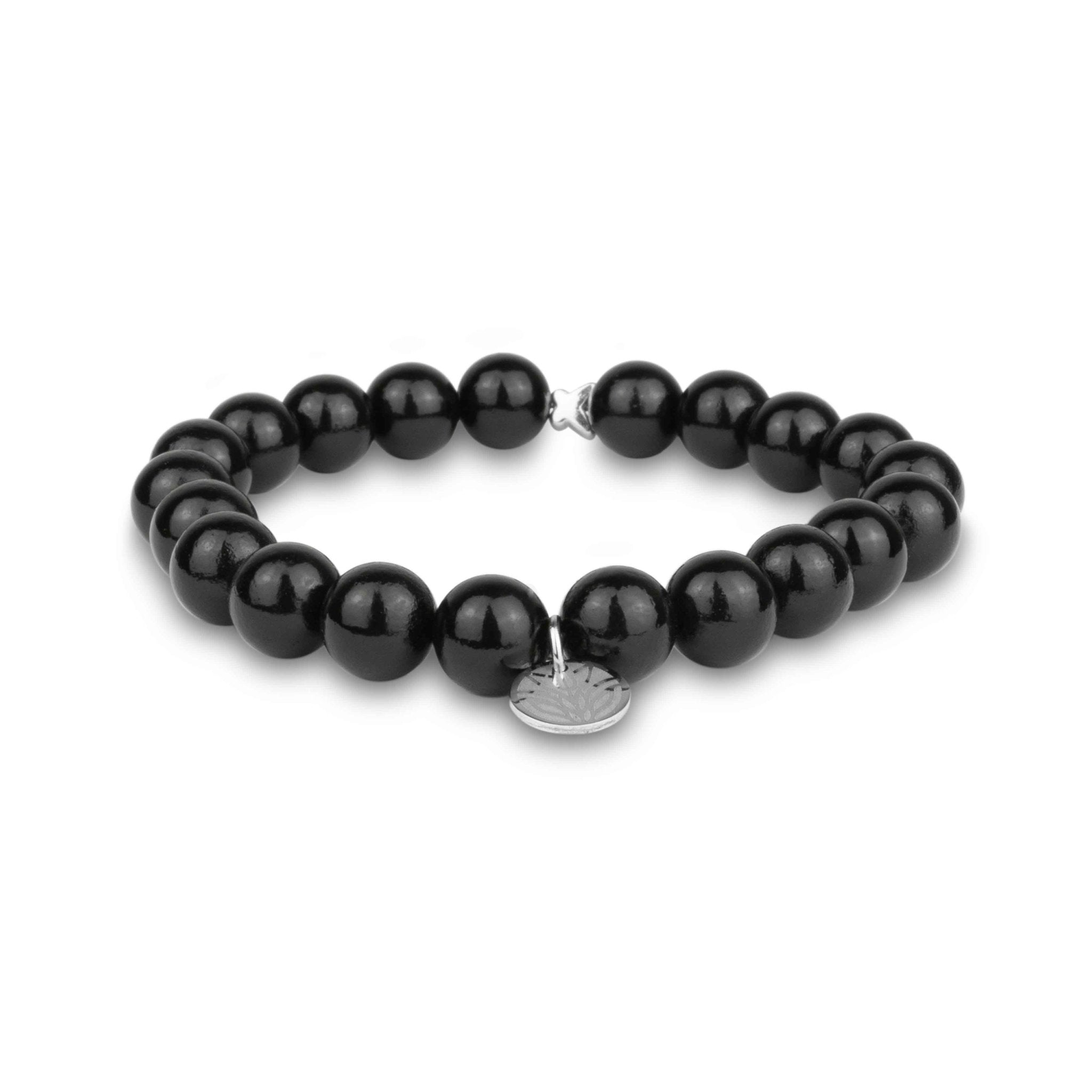 Magic Perlenarmband - Obsidian Handykette Damen ELISA Germany 10mm