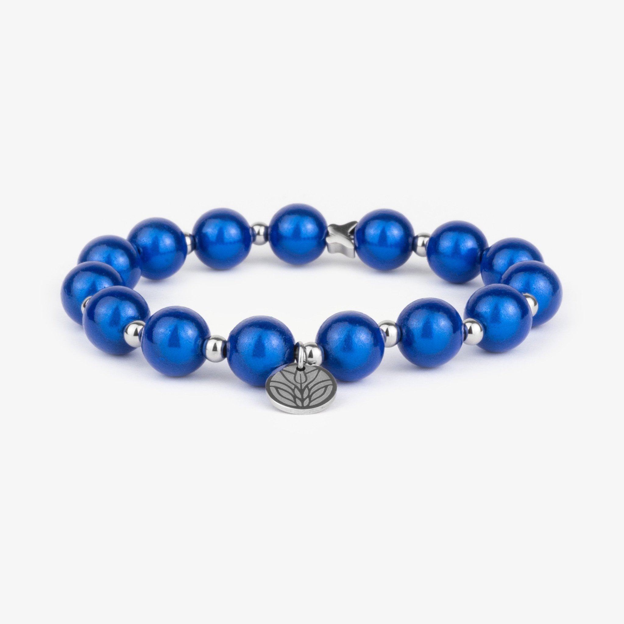 Magic Perlenarmband - Royal Blue Handykette Damen ELISA Germany 10mm