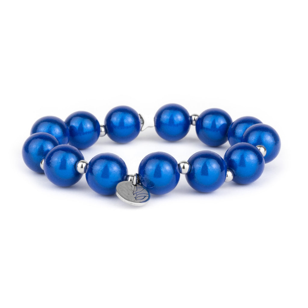 Magic Perlenarmband - Royal Blue Handykette Damen ELISA Germany 12mm