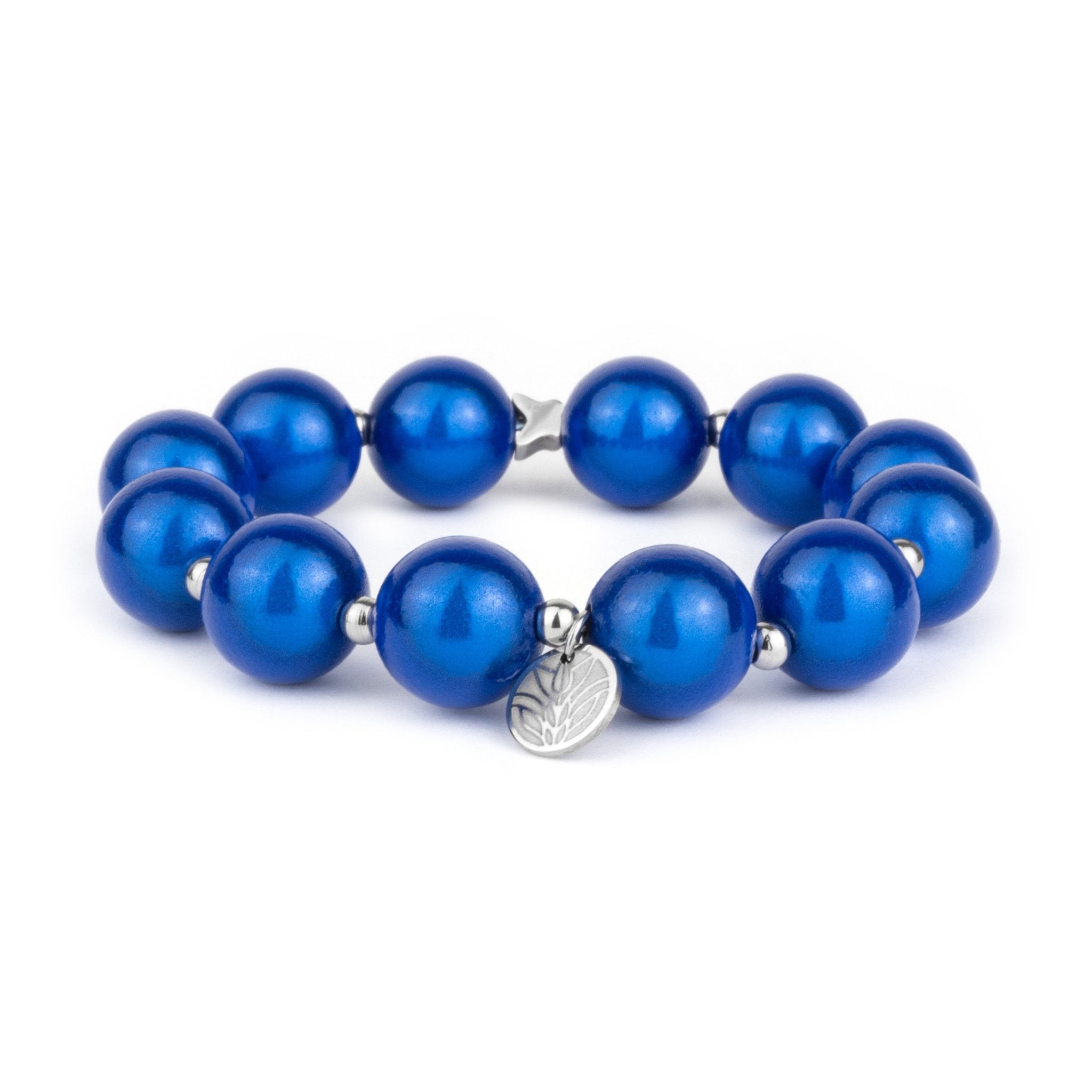 Magic Perlenarmband - Royal Blue Handykette Damen ELISA Germany 14mm