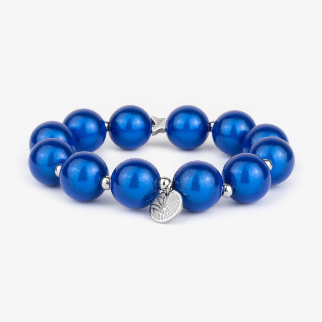 Magic Perlenarmband - Royal Blue Handykette Damen ELISA Germany 14mm