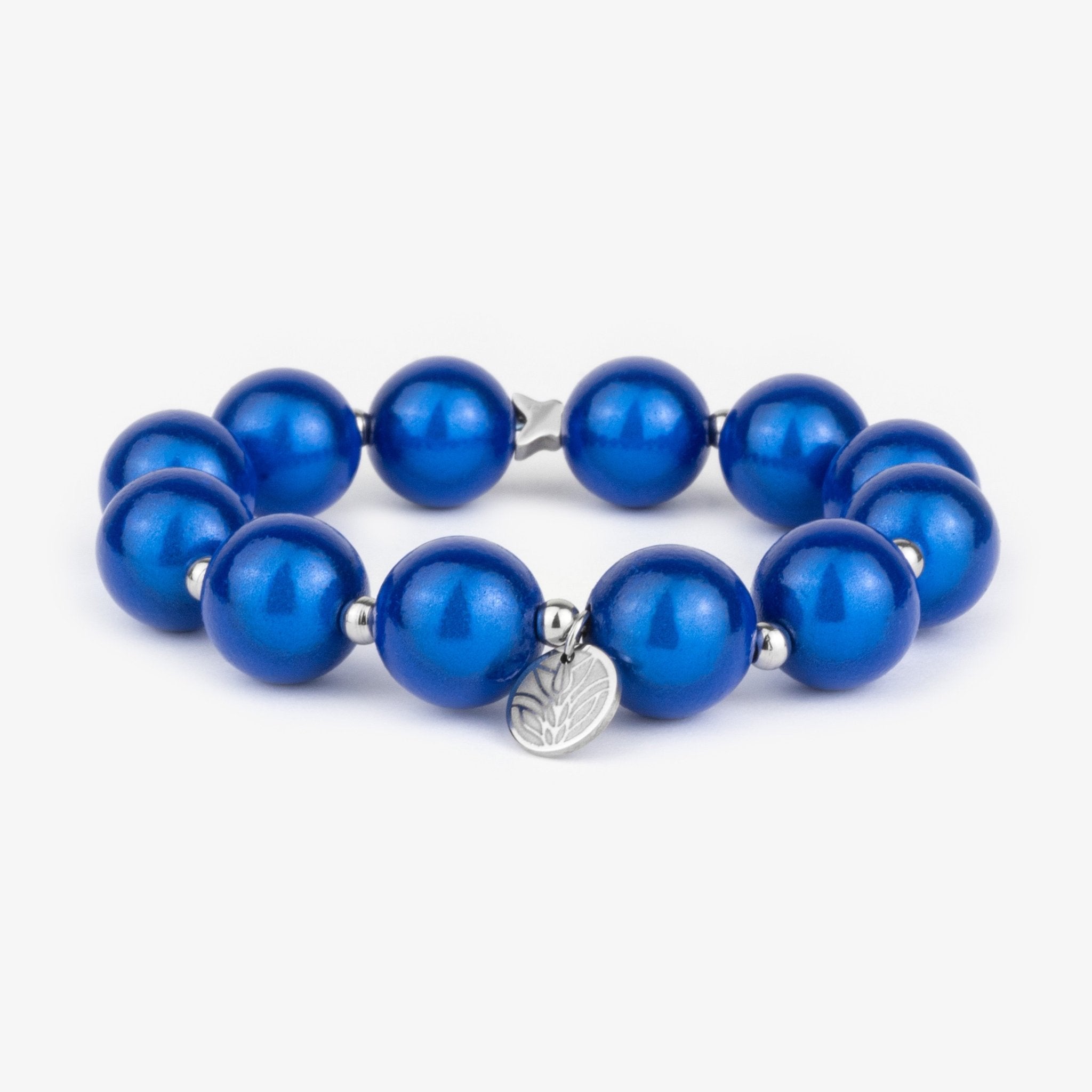 Magic Perlenarmband - Royal Blue Handykette Damen ELISA Germany 14mm