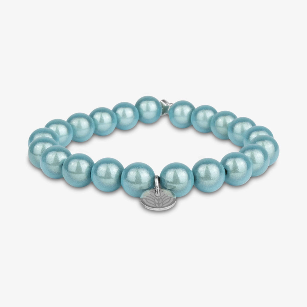 Magic Perlenarmband - Sky Blue Handykette Damen ELISA Germany 10mm