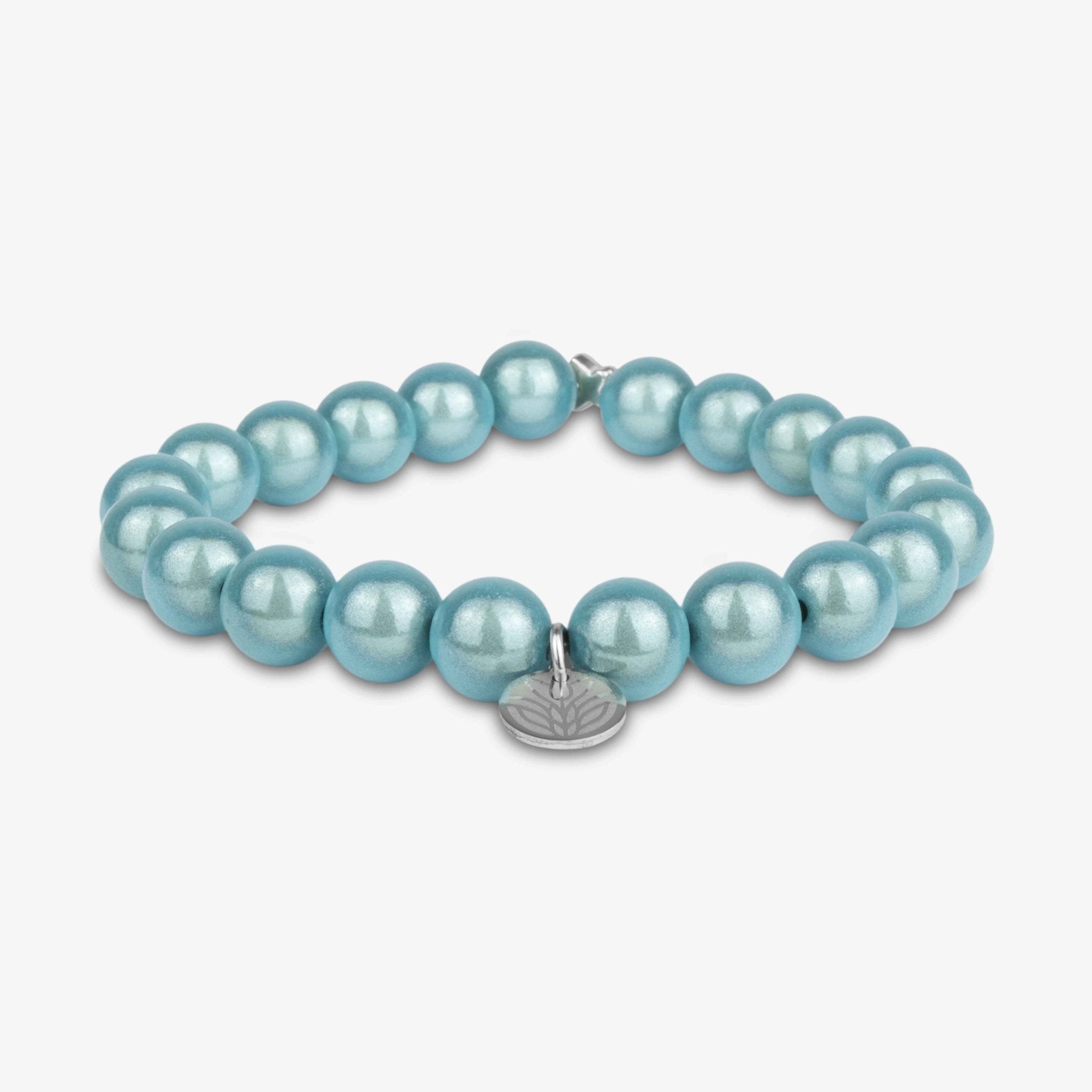 Magic Perlenarmband - Sky Blue Handykette Damen ELISA Germany 10mm