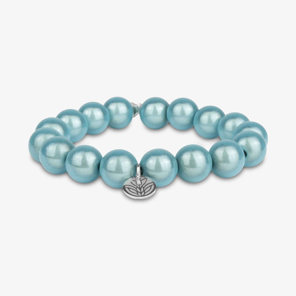 Magic Perlenarmband - Sky Blue Handykette Damen ELISA Germany 12mm