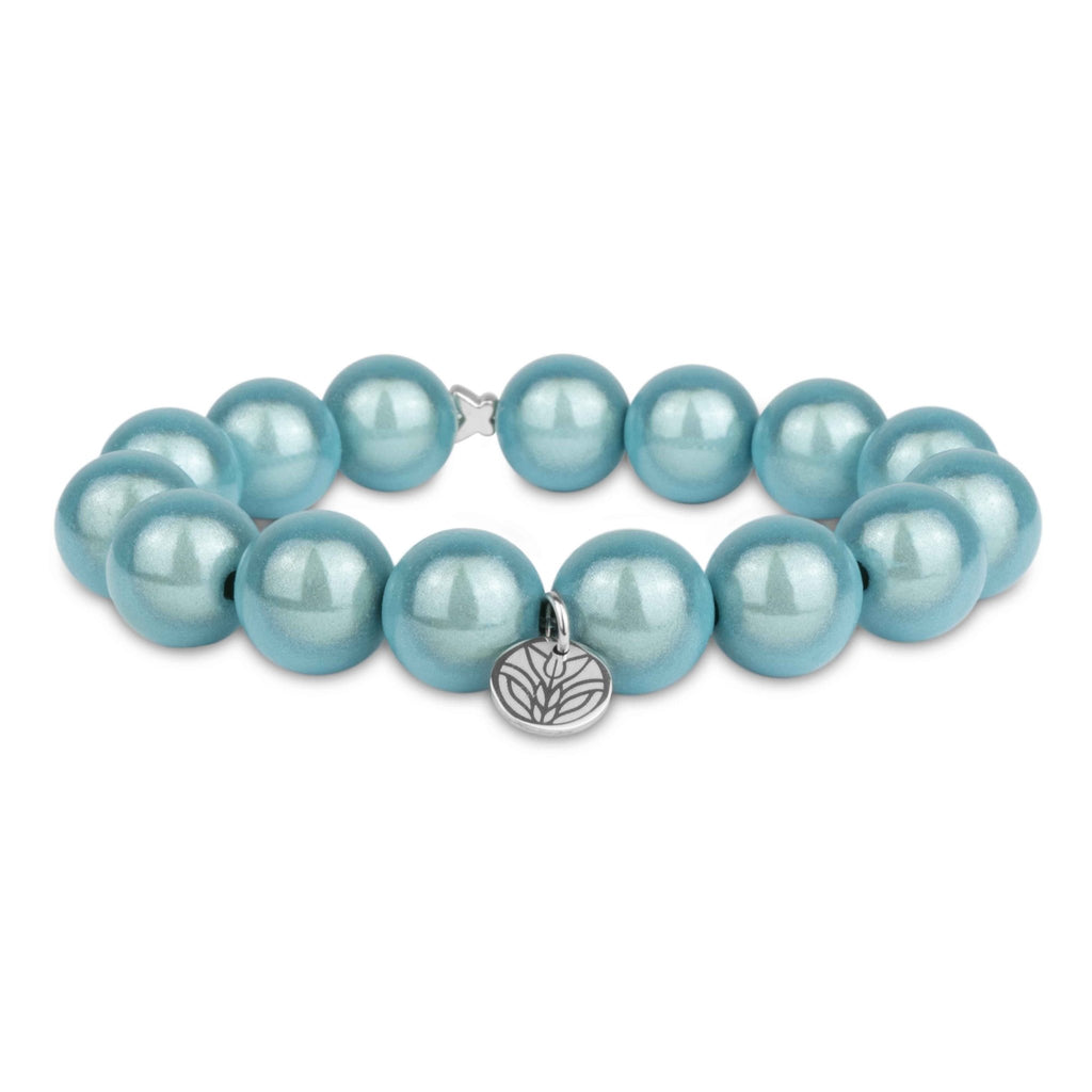 Magic Perlenarmband - Sky Blue Handykette Damen ELISA Germany 14mm