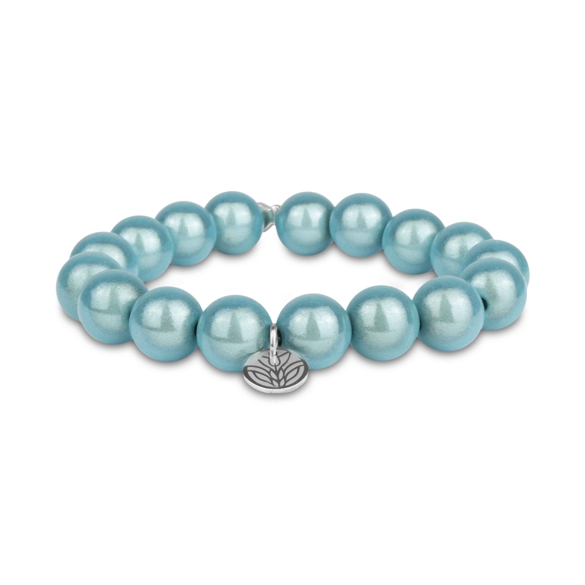 Magic Perlenarmband - Sky Blue Handykette Damen ELISA Germany 12mm
