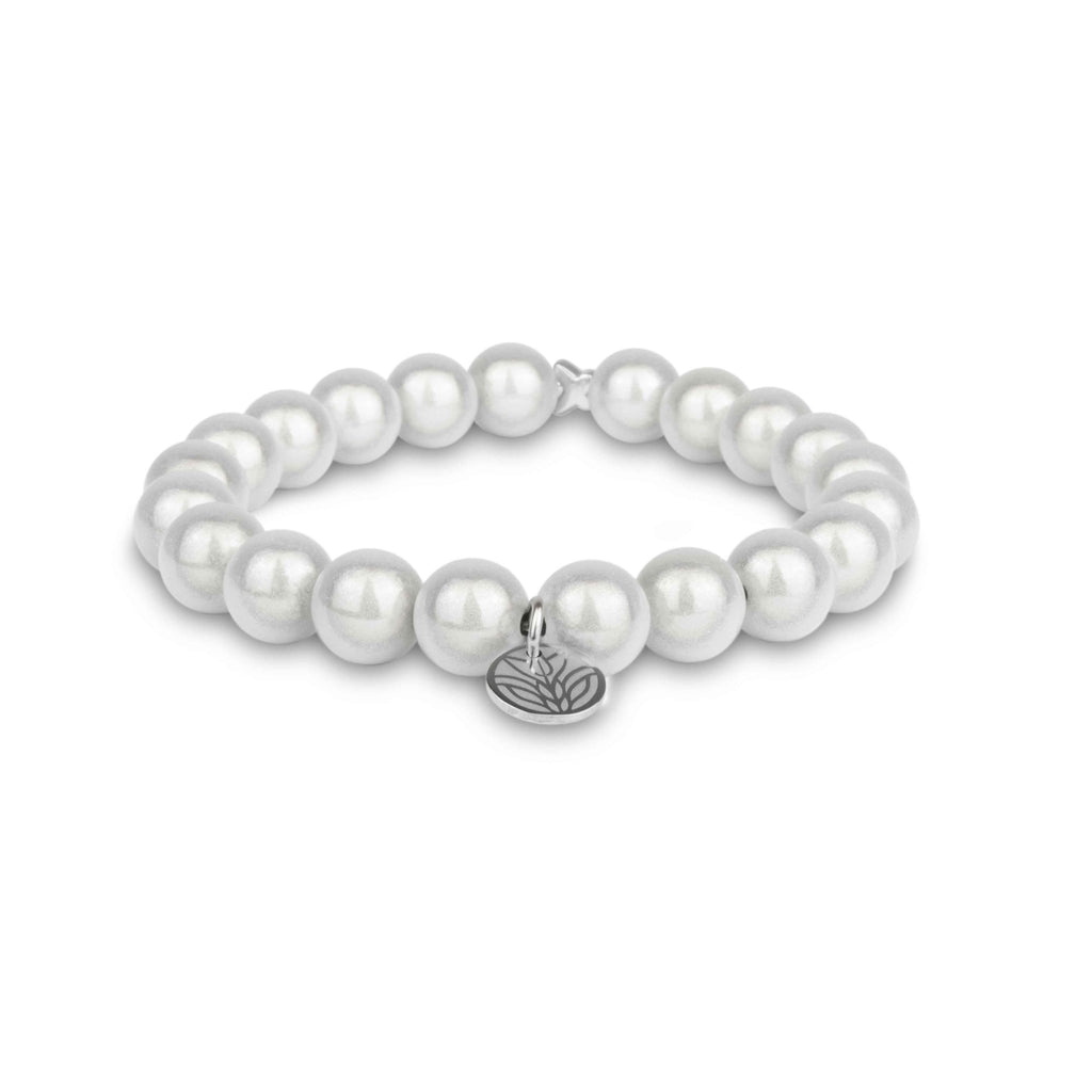 Magic Perlenarmband - White Handykette Damen ELISA Germany 10mm