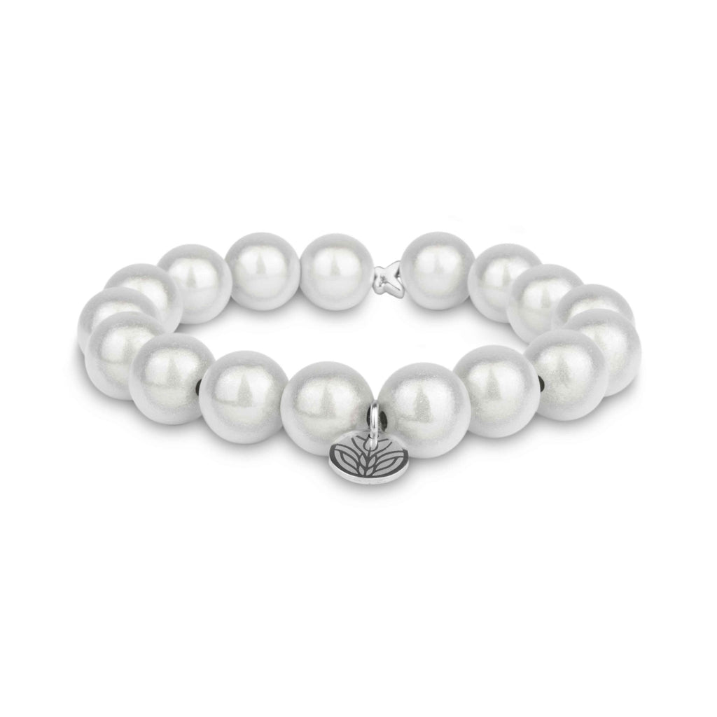 Magic Perlenarmband - White Handykette Damen ELISA Germany 12mm