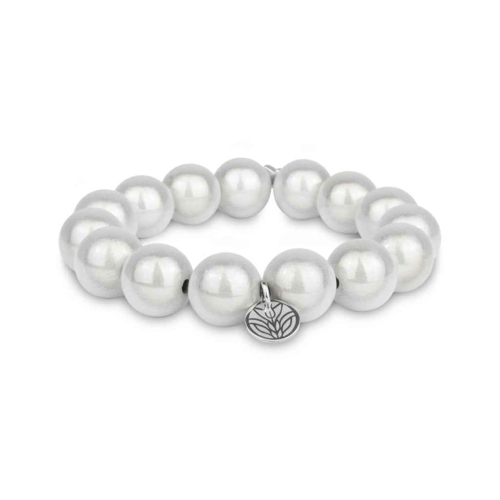 Magic Perlenarmband - White Handykette Damen ELISA Germany 14mm