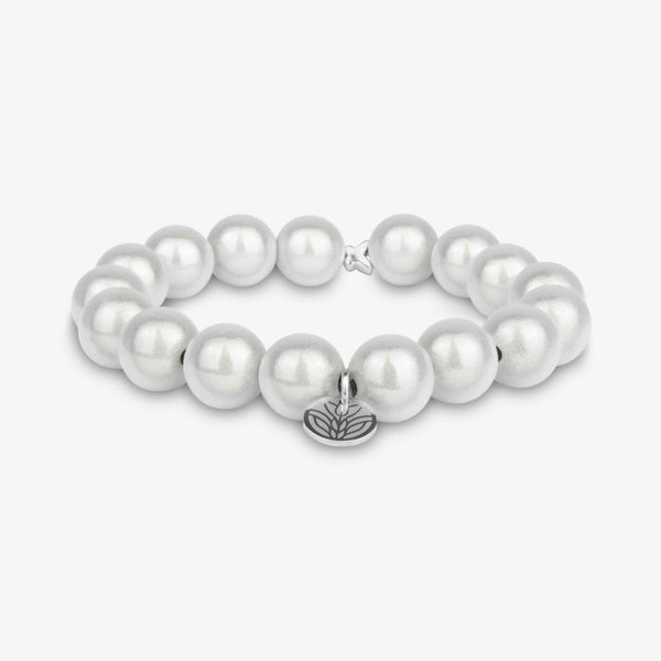 Magic Perlenarmband - White