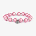 Magic Perlenarmband - Wild Rosé Handykette Damen ELISA Germany 10mm